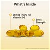 D3 vitamīns, 25 mcg - 200 mīkstās kapsulas | Pirkt tiešsaistē — Megaluks