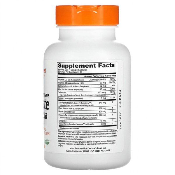 Comprehensive Prostate Formula - 120 vcaps