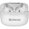 Bluetooth ausinės Defender TWINS 903 Balta Spalvotas