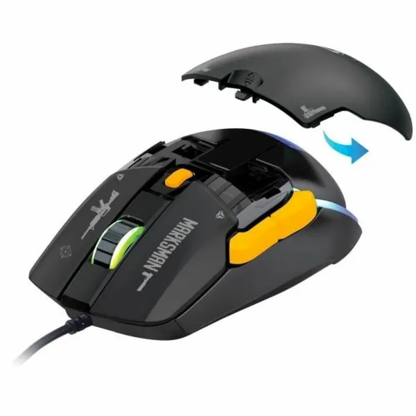 Pele Yenkee MARKSMAN - YMS 3600BK Melns 3600 DPI