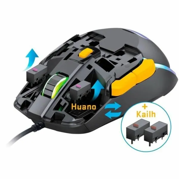 Pelė Yenkee MARKSMAN YMS 3600YW Juoda 3600 DPI