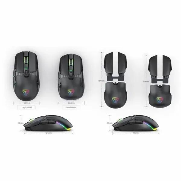 Pelė Yenkee MARKSMAN YMS 3600YW Juoda 3600 DPI