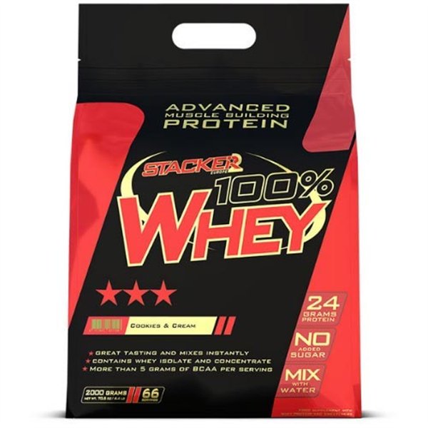 100% Whey, Cookies & Cream - 2000g