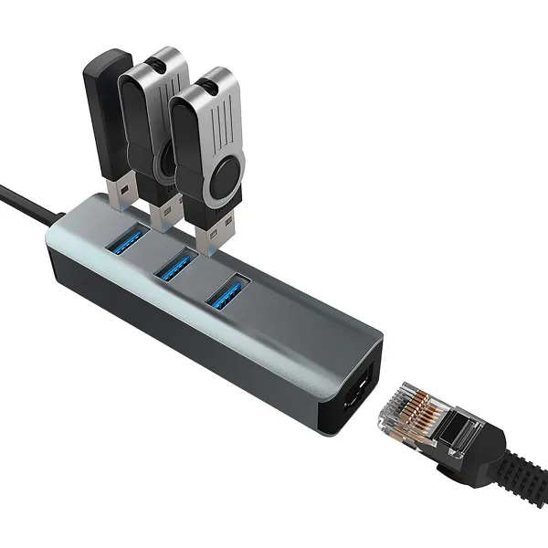 USB Centrmezgls Vakoss TC-4502X Pelēks