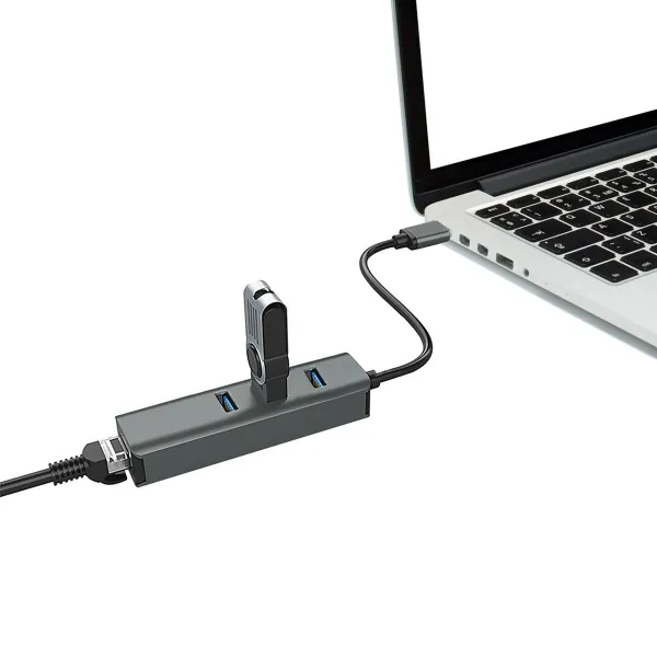 USB Centrmezgls Vakoss TC-4502X Pelēks