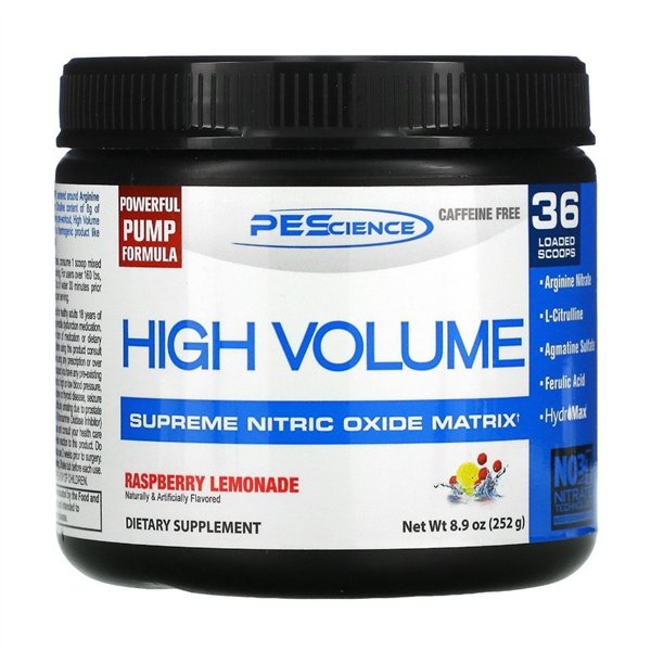 High Volume (New Formula), Raspberry Lemonade - 270g