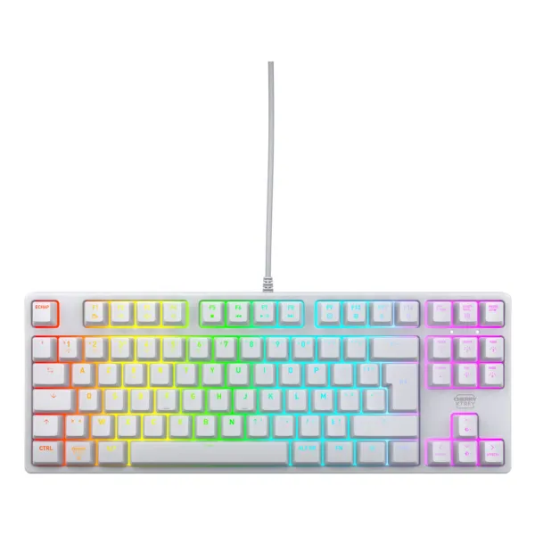 Klaviatūra un Pele Cherry Balts AZERTY
