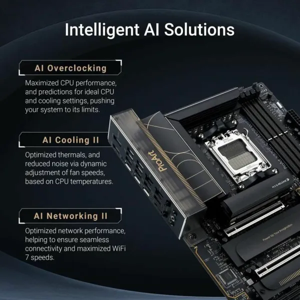Mātesplate Asus AMD AM5 AMD AMD X870E
