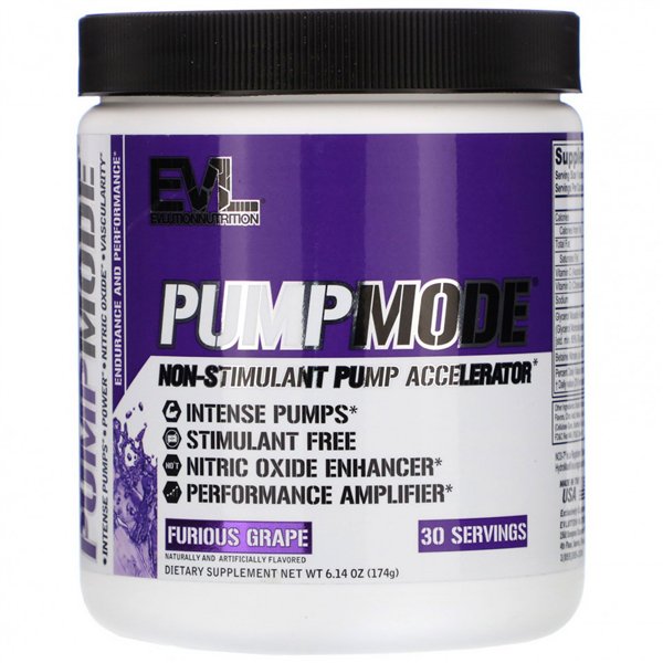 PumpMode pulber, Furious Grape - 174g