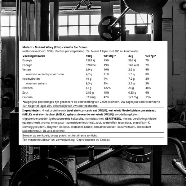 Mutant Whey, ванильное мороженое - 908 г