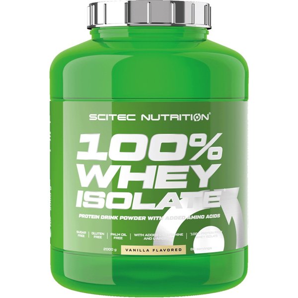 100% Whey Isolate, Vanilla - 2000g