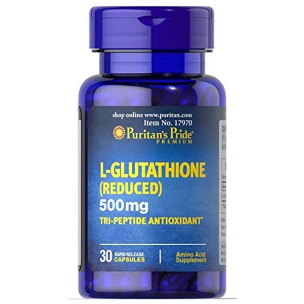 L-glutationi vähäinen, 500 mg - 30 kaps. | Osta verkosta — Megaluks