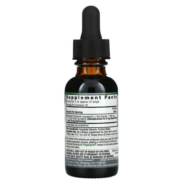 Goldenseal Root, Liquid- 30 ml.