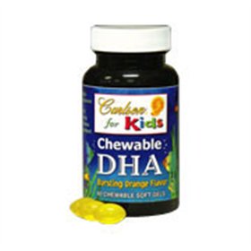 Kramtomosios DHA kapsulės vaikams, 100 mg apelsinų skonio – 60 minkštųjų kapsulių