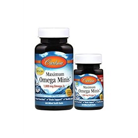 Maksimalus Omega Mini - 60 + 20 minkštųjų gelių