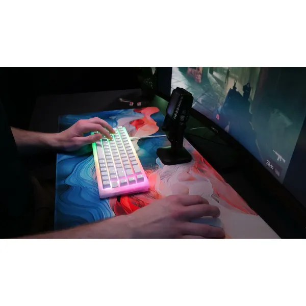 Klaviatūra un Pele Cherry CXK5V2RGBCPTTPWHTRFR