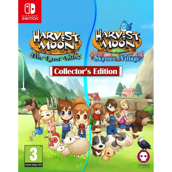 Switch vaizdo žaidimas Just For Games Harvest Moon: The Lost Valley & Skytree Village Collector'S