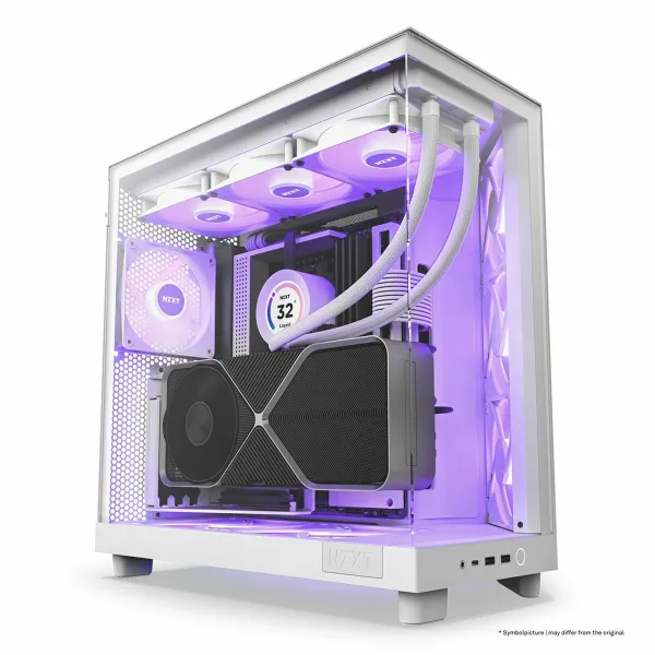 ATX Pus-torņveida Kārba NZXT CC-H61FW-R1 Balts