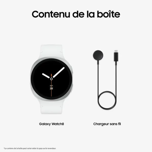Viedpulkstenis Samsung Galaxy Watch8 Sudrabains 1,5'' Ø 44 mm