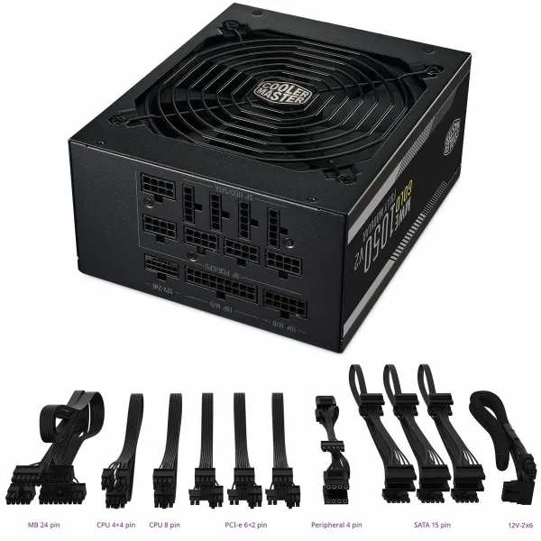 Источник питания Cooler Master MWE Gold ATX 1 050 Bт