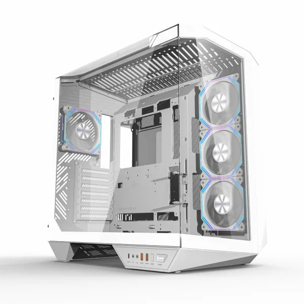 ATX Semi-tower Korpus DarkFlash DY470 Valge