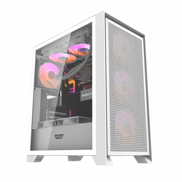 ATX Semi-tower Korpus DarkFlash DRX70 MESH Valge