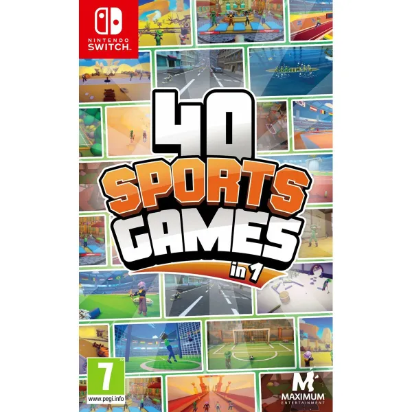 Switch vaizdo žaidimas Just For Games 40 Sports Games in 1