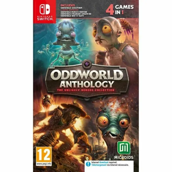 Videospēle priekš Switch Microids Oddworld Anthology: The Unlikely Heroes Collection