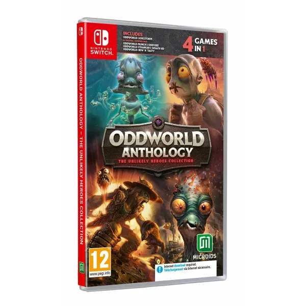 Videospēle priekš Switch Microids Oddworld Anthology: The Unlikely Heroes Collection
