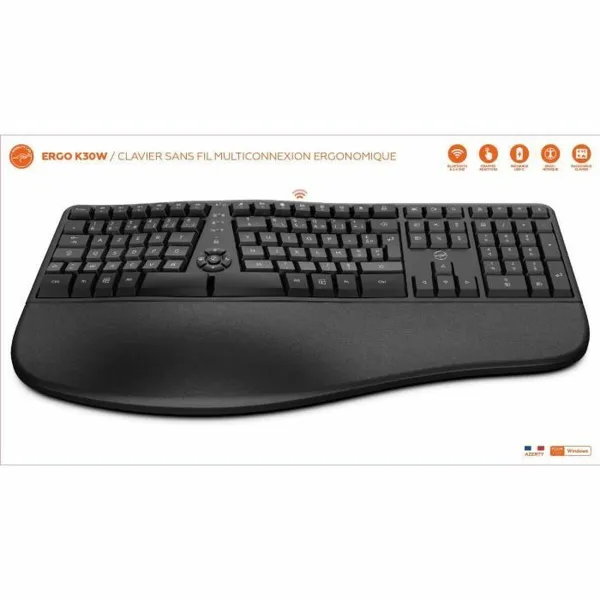 Klaviatuur Mobility Lab Azerty Prantsuse Must