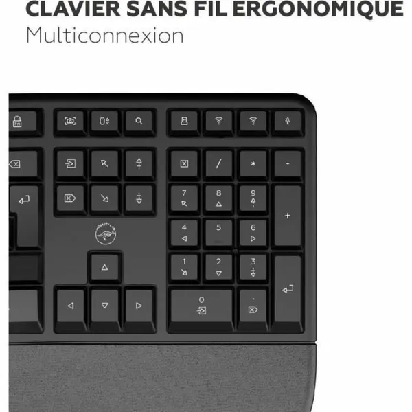 Klaviatuur Mobility Lab Azerty Prantsuse Must