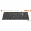 Klaviatūra Mobility Lab KP450W Compact Juoda Pilka