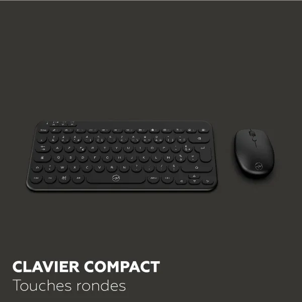 Klaviatuur ja Hiir Mobility Lab CP420W Mini Must AZERTY
