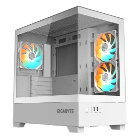 ATX Semi-tower Korpus Gigabyte C201 PANORAMIC ICE Valge