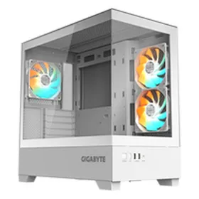 ATX Semi-tower Korpus Gigabyte C201 PANORAMIC ICE Valge