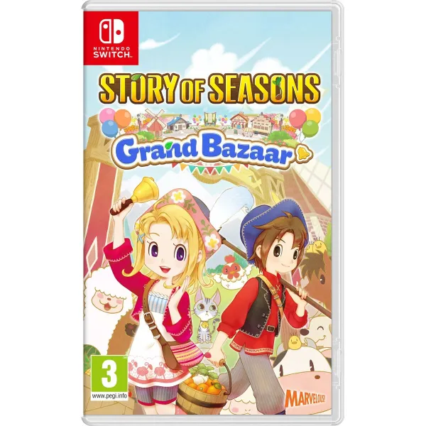 Switch vaizdo žaidimas Just For Games Story of Seasons Grand Bazaar