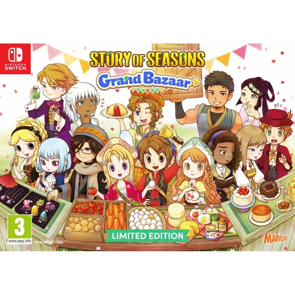 Switch vaizdo žaidimas Just For Games Story of Seasons Grand Bazaar : Limited Edition