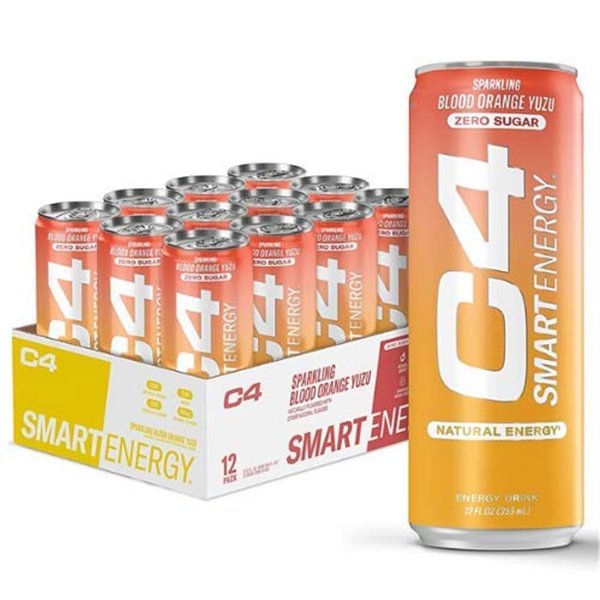 C4 Smart Energy, Red Berry Yuzu - 12 x 330 ml.