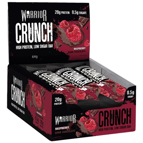 Crunch Bar, Raspberry Dark Chocolate - 12 bars