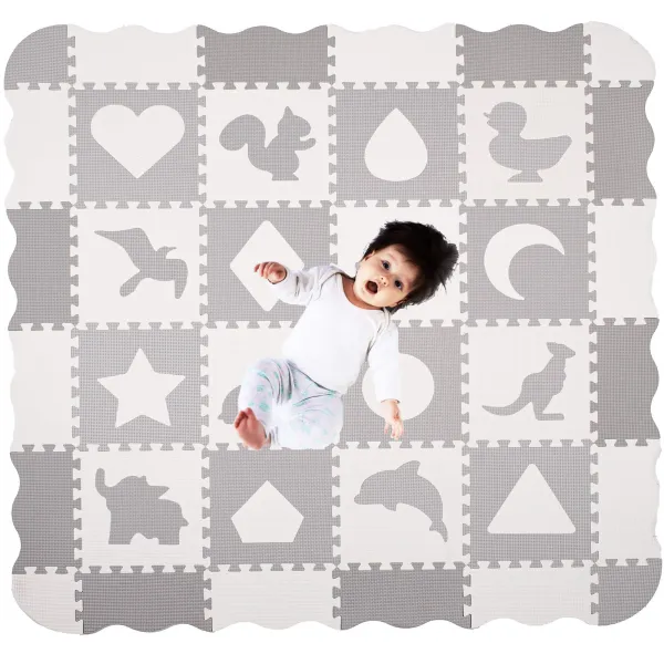 Детский коврик из пенопласта - Puzzle Springos 150x150 см