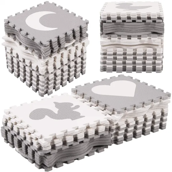 Детский коврик из пенопласта - Puzzle Springos 150x150 см