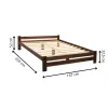 Двуспальная деревянная кровать Springos BD001 200x160 см