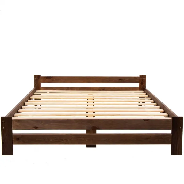 Koka divguļamā gulta Springos BD001 200x160 cm