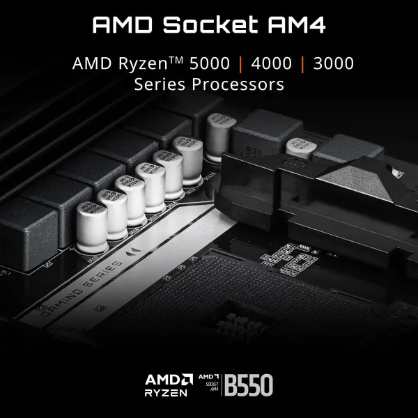 Mātesplate Gigabyte EAGLE AMD B550 AMD AM4