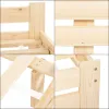 Кровать двуспальная деревянная Springos BD001 светло-коричневая 200x160 см