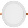 Avide LED Ceiling Lamp Recessed Panel Round ALU 18W NW 4000K