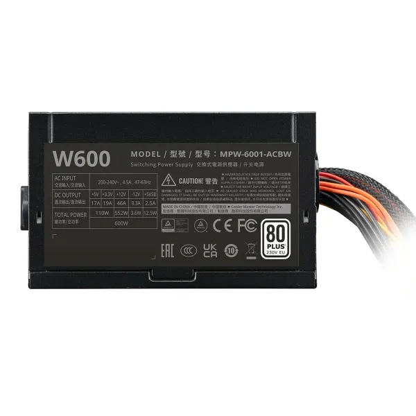 Power supply Cooler Master MPW-6001-ACBW-BEU