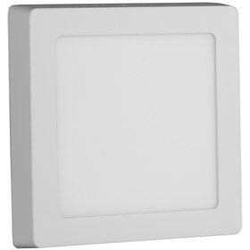 Avide LED Ceiling Lamp Surface Mounted Square ALU 12W WW 3000K