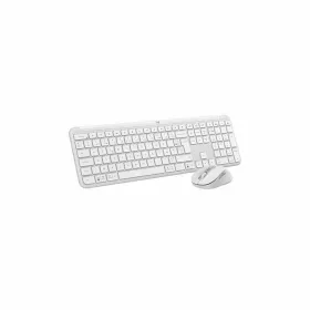 Klaviatūra ir pelė Logitech Balta Prancūzų Azerty Prancūzų