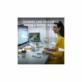 Klaviatūra ir pelė Logitech Balta Prancūzų Azerty Prancūzų